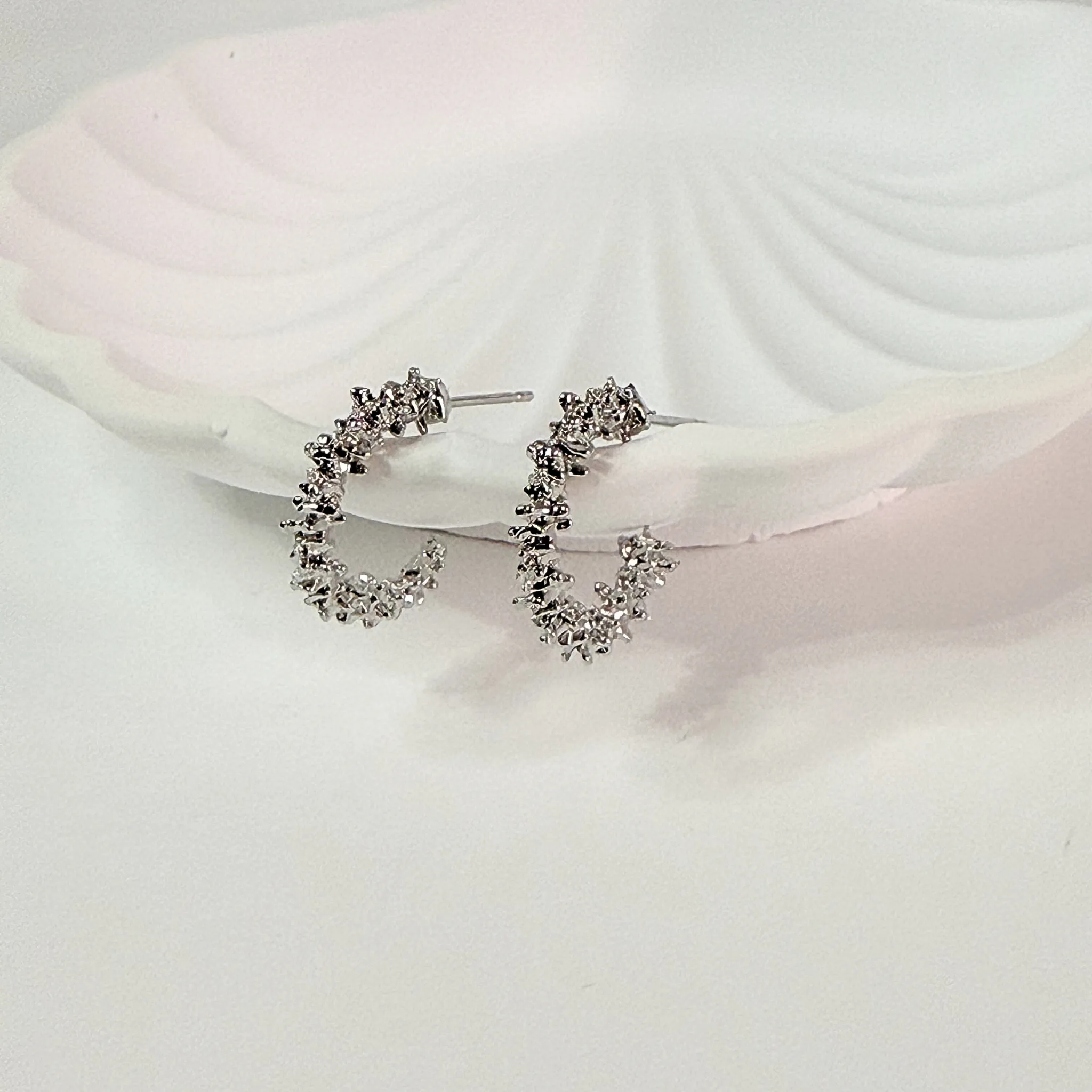 Sparkly Hoop Earrings 1